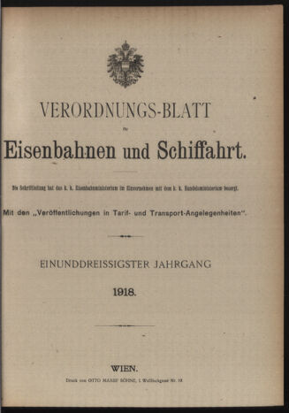 Verordnungs-Blatt für Eisenbahnen und Schiffahrt: Veröffentlichungen in Tarif- und Transport-Angelegenheiten 19190731 Seite: 9