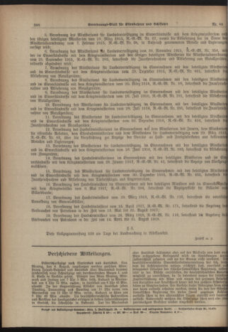 Verordnungs-Blatt für Eisenbahnen und Schiffahrt: Veröffentlichungen in Tarif- und Transport-Angelegenheiten 19190805 Seite: 6