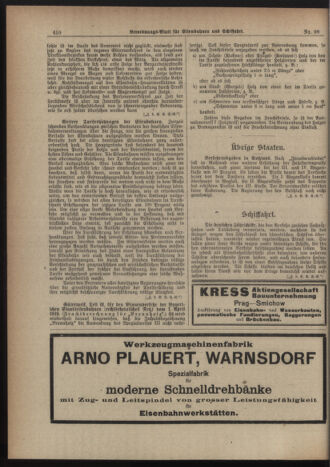 Verordnungs-Blatt für Eisenbahnen und Schiffahrt: Veröffentlichungen in Tarif- und Transport-Angelegenheiten 19190823 Seite: 2