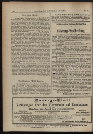 Verordnungs-Blatt für Eisenbahnen und Schiffahrt: Veröffentlichungen in Tarif- und Transport-Angelegenheiten 19190828 Seite: 6