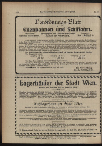 Verordnungs-Blatt für Eisenbahnen und Schiffahrt: Veröffentlichungen in Tarif- und Transport-Angelegenheiten 19190830 Seite: 8