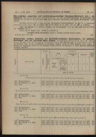 Verordnungs-Blatt für Eisenbahnen und Schiffahrt: Veröffentlichungen in Tarif- und Transport-Angelegenheiten 19190902 Seite: 2