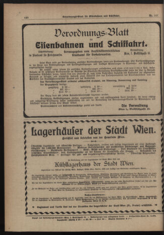 Verordnungs-Blatt für Eisenbahnen und Schiffahrt: Veröffentlichungen in Tarif- und Transport-Angelegenheiten 19190920 Seite: 6