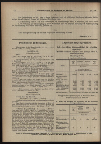 Verordnungs-Blatt für Eisenbahnen und Schiffahrt: Veröffentlichungen in Tarif- und Transport-Angelegenheiten 19190923 Seite: 2