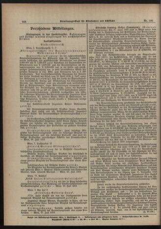 Verordnungs-Blatt für Eisenbahnen und Schiffahrt: Veröffentlichungen in Tarif- und Transport-Angelegenheiten 19190925 Seite: 2