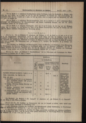 Verordnungs-Blatt für Eisenbahnen und Schiffahrt: Veröffentlichungen in Tarif- und Transport-Angelegenheiten 19190930 Seite: 21