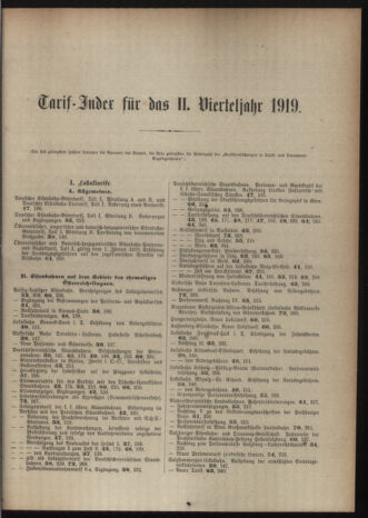 Verordnungs-Blatt für Eisenbahnen und Schiffahrt: Veröffentlichungen in Tarif- und Transport-Angelegenheiten 19191002 Seite: 5