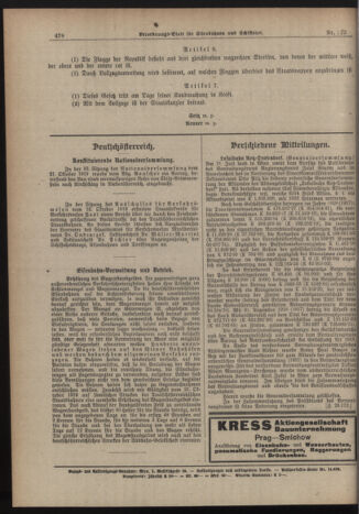 Verordnungs-Blatt für Eisenbahnen und Schiffahrt: Veröffentlichungen in Tarif- und Transport-Angelegenheiten 19191025 Seite: 6