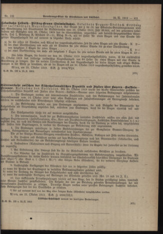 Verordnungs-Blatt für Eisenbahnen und Schiffahrt: Veröffentlichungen in Tarif- und Transport-Angelegenheiten 19191025 Seite: 9