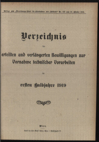 Verordnungs-Blatt für Eisenbahnen und Schiffahrt: Veröffentlichungen in Tarif- und Transport-Angelegenheiten 19191028 Seite: 9