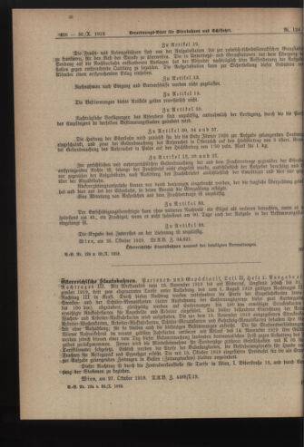 Verordnungs-Blatt für Eisenbahnen und Schiffahrt: Veröffentlichungen in Tarif- und Transport-Angelegenheiten 19191030 Seite: 2