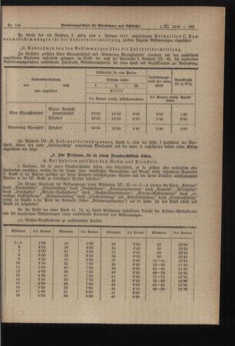 Verordnungs-Blatt für Eisenbahnen und Schiffahrt: Veröffentlichungen in Tarif- und Transport-Angelegenheiten 19191101 Seite: 5