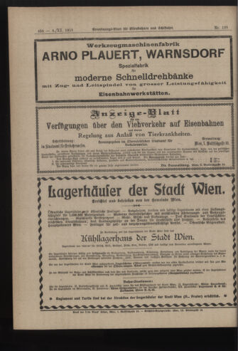 Verordnungs-Blatt für Eisenbahnen und Schiffahrt: Veröffentlichungen in Tarif- und Transport-Angelegenheiten 19191108 Seite: 6