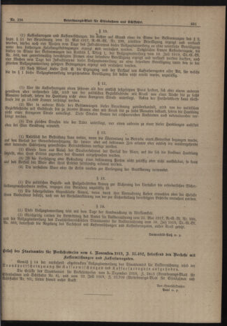 Verordnungs-Blatt für Eisenbahnen und Schiffahrt: Veröffentlichungen in Tarif- und Transport-Angelegenheiten 19191108 Seite: 7