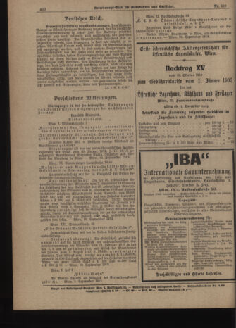 Verordnungs-Blatt für Eisenbahnen und Schiffahrt: Veröffentlichungen in Tarif- und Transport-Angelegenheiten 19191108 Seite: 8