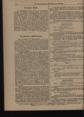 Verordnungs-Blatt für Eisenbahnen und Schiffahrt: Veröffentlichungen in Tarif- und Transport-Angelegenheiten 19191111 Seite: 2