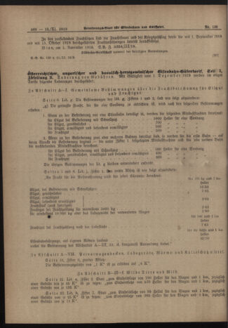 Verordnungs-Blatt für Eisenbahnen und Schiffahrt: Veröffentlichungen in Tarif- und Transport-Angelegenheiten 19191115 Seite: 12