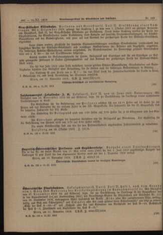 Verordnungs-Blatt für Eisenbahnen und Schiffahrt: Veröffentlichungen in Tarif- und Transport-Angelegenheiten 19191115 Seite: 4