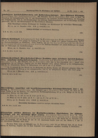 Verordnungs-Blatt für Eisenbahnen und Schiffahrt: Veröffentlichungen in Tarif- und Transport-Angelegenheiten 19191115 Seite: 9