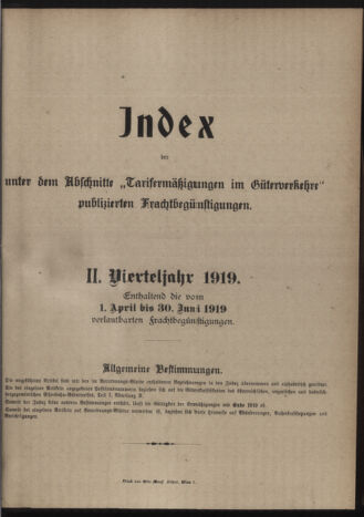 Verordnungs-Blatt für Eisenbahnen und Schiffahrt: Veröffentlichungen in Tarif- und Transport-Angelegenheiten 19191118 Seite: 5