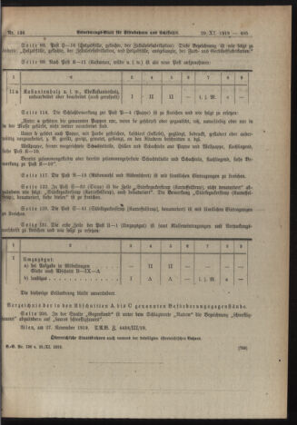 Verordnungs-Blatt für Eisenbahnen und Schiffahrt: Veröffentlichungen in Tarif- und Transport-Angelegenheiten 19191129 Seite: 5