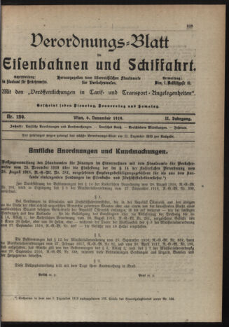 Verordnungs-Blatt für Eisenbahnen und Schiffahrt: Veröffentlichungen in Tarif- und Transport-Angelegenheiten