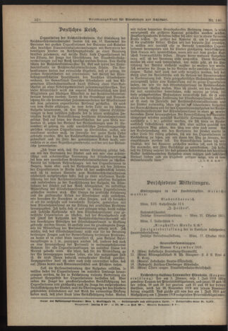 Verordnungs-Blatt für Eisenbahnen und Schiffahrt: Veröffentlichungen in Tarif- und Transport-Angelegenheiten 19191211 Seite: 2