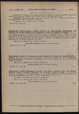 Verordnungs-Blatt für Eisenbahnen und Schiffahrt: Veröffentlichungen in Tarif- und Transport-Angelegenheiten 19191213 Seite: 4