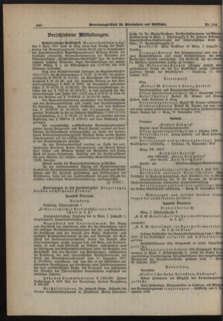 Verordnungs-Blatt für Eisenbahnen und Schiffahrt: Veröffentlichungen in Tarif- und Transport-Angelegenheiten 19191220 Seite: 2