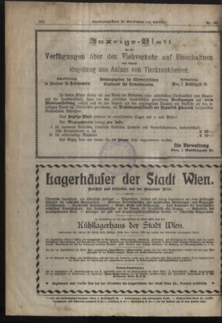 Verordnungs-Blatt für Eisenbahnen und Schiffahrt: Veröffentlichungen in Tarif- und Transport-Angelegenheiten 19191230 Seite: 12