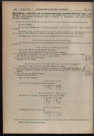 Verordnungs-Blatt für Eisenbahnen und Schiffahrt: Veröffentlichungen in Tarif- und Transport-Angelegenheiten 19191230 Seite: 6