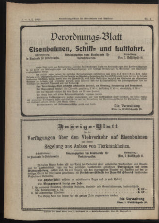 Verordnungs-Blatt für Eisenbahnen und Schiffahrt: Veröffentlichungen in Tarif- und Transport-Angelegenheiten 19200108 Seite: 4