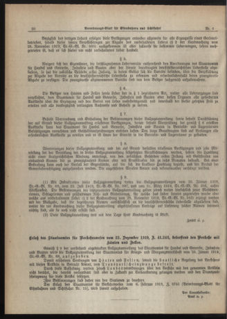 Verordnungs-Blatt für Eisenbahnen und Schiffahrt: Veröffentlichungen in Tarif- und Transport-Angelegenheiten 19200113 Seite: 2