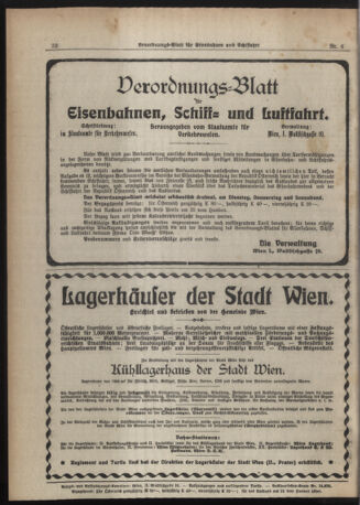 Verordnungs-Blatt für Eisenbahnen und Schiffahrt: Veröffentlichungen in Tarif- und Transport-Angelegenheiten 19200113 Seite: 8