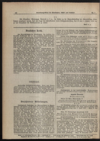 Verordnungs-Blatt für Eisenbahnen und Schiffahrt: Veröffentlichungen in Tarif- und Transport-Angelegenheiten 19200115 Seite: 6