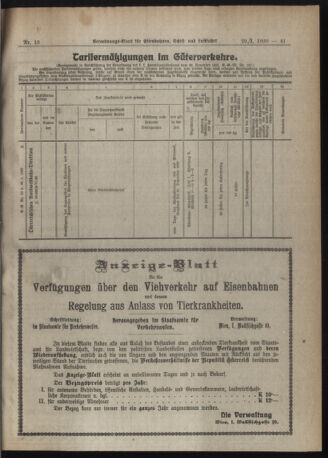 Verordnungs-Blatt für Eisenbahnen und Schiffahrt: Veröffentlichungen in Tarif- und Transport-Angelegenheiten 19200129 Seite: 5