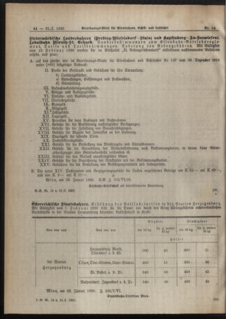 Verordnungs-Blatt für Eisenbahnen und Schiffahrt: Veröffentlichungen in Tarif- und Transport-Angelegenheiten 19200131 Seite: 2