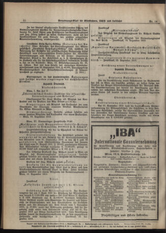 Verordnungs-Blatt für Eisenbahnen und Schiffahrt: Veröffentlichungen in Tarif- und Transport-Angelegenheiten 19200131 Seite: 6