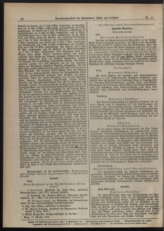 Verordnungs-Blatt für Eisenbahnen und Schiffahrt: Veröffentlichungen in Tarif- und Transport-Angelegenheiten 19200205 Seite: 4