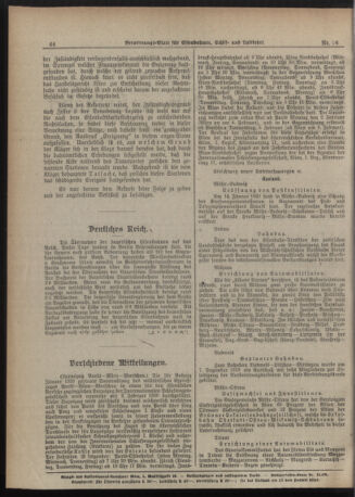 Verordnungs-Blatt für Eisenbahnen und Schiffahrt: Veröffentlichungen in Tarif- und Transport-Angelegenheiten 19200207 Seite: 2