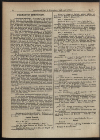 Verordnungs-Blatt für Eisenbahnen und Schiffahrt: Veröffentlichungen in Tarif- und Transport-Angelegenheiten 19200304 Seite: 2