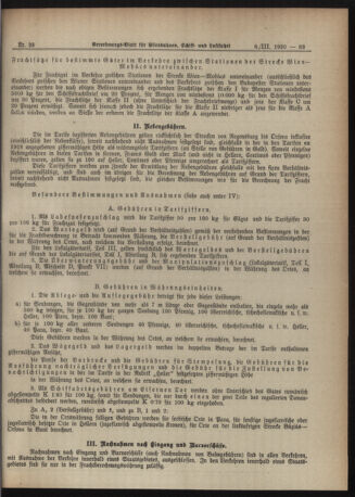 Verordnungs-Blatt für Eisenbahnen und Schiffahrt: Veröffentlichungen in Tarif- und Transport-Angelegenheiten 19200306 Seite: 5