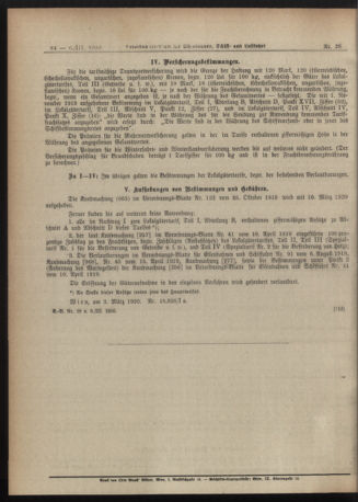 Verordnungs-Blatt für Eisenbahnen und Schiffahrt: Veröffentlichungen in Tarif- und Transport-Angelegenheiten 19200306 Seite: 6