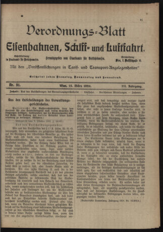 Verordnungs-Blatt für Eisenbahnen und Schiffahrt: Veröffentlichungen in Tarif- und Transport-Angelegenheiten