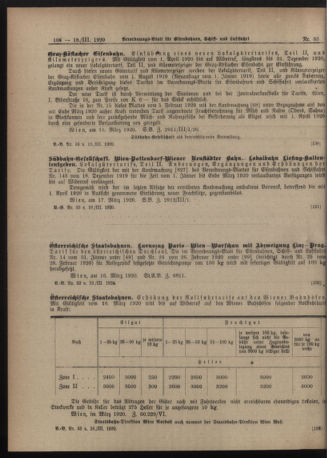 Verordnungs-Blatt für Eisenbahnen und Schiffahrt: Veröffentlichungen in Tarif- und Transport-Angelegenheiten 19200318 Seite: 2