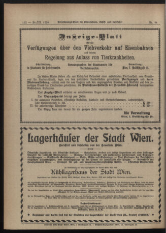 Verordnungs-Blatt für Eisenbahnen und Schiffahrt: Veröffentlichungen in Tarif- und Transport-Angelegenheiten 19200320 Seite: 6