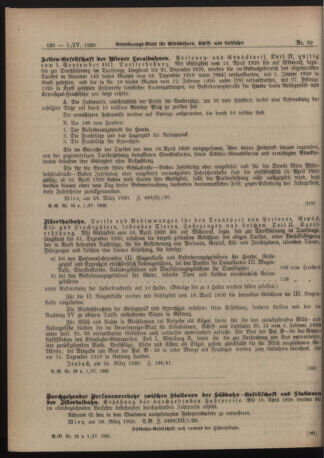 Verordnungs-Blatt für Eisenbahnen und Schiffahrt: Veröffentlichungen in Tarif- und Transport-Angelegenheiten 19200401 Seite: 28