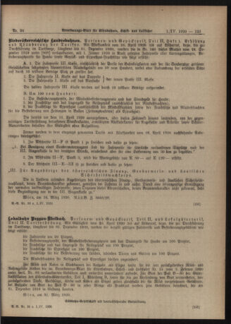 Verordnungs-Blatt für Eisenbahnen und Schiffahrt: Veröffentlichungen in Tarif- und Transport-Angelegenheiten 19200401 Seite: 3