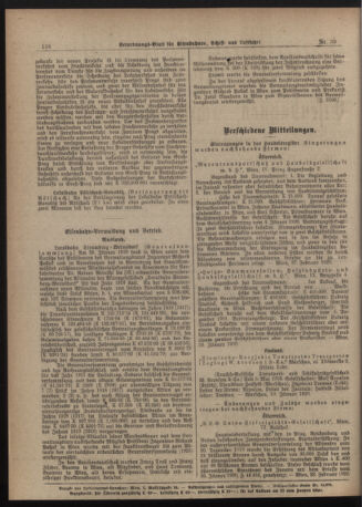 Verordnungs-Blatt für Eisenbahnen und Schiffahrt: Veröffentlichungen in Tarif- und Transport-Angelegenheiten 19200401 Seite: 6