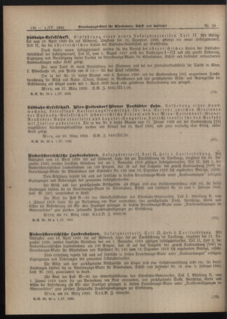 Verordnungs-Blatt für Eisenbahnen und Schiffahrt: Veröffentlichungen in Tarif- und Transport-Angelegenheiten 19200401 Seite: 8